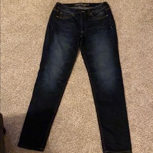 American Eagle Tomgirl Dark Jeans